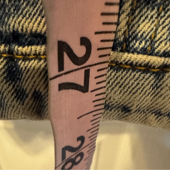 Umgee Distressed Denim Blue Jean Jacket Size: L - Picture 8 of 14